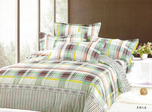 8 Piece - Cotton Feel - Bed Linen - Double Bed- Duvet Cover Set